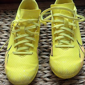 Kids Nike Yellow Cleats